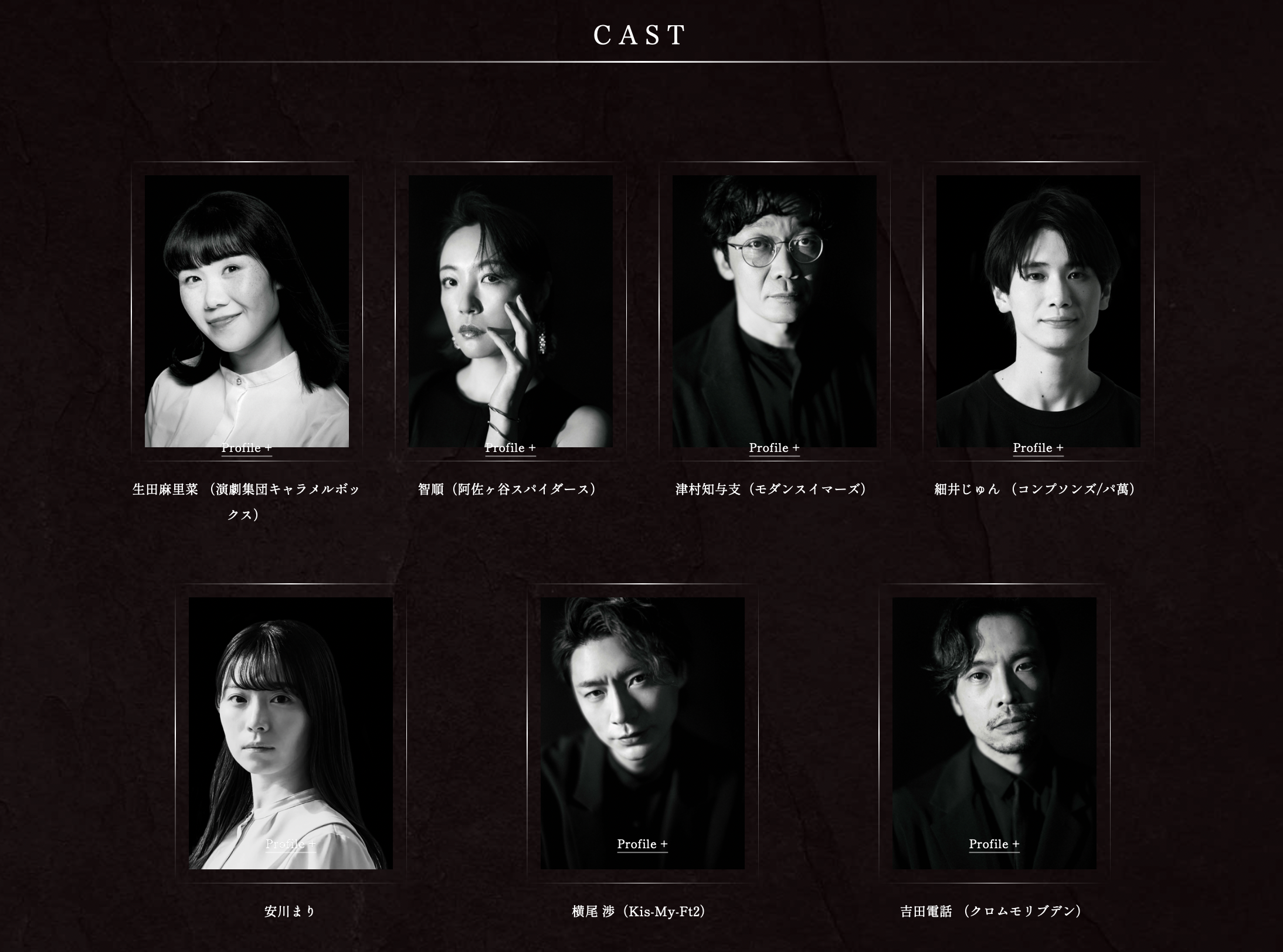 第二弾情報解禁！7名の全キャストとコメントが公開！ - 山本試験